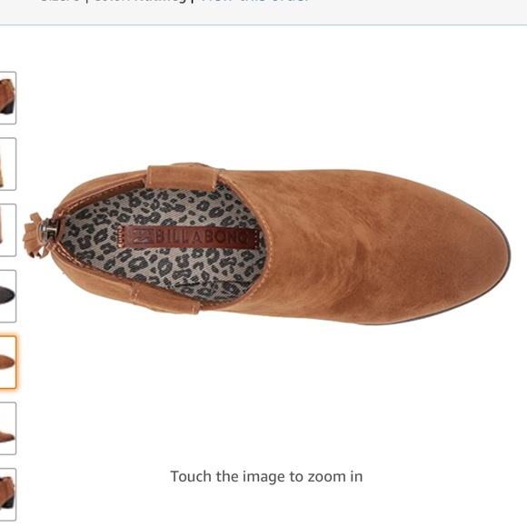 NWT Billabong In the Deets Nutmeg Ankle Boot - Picture 7 of 13
